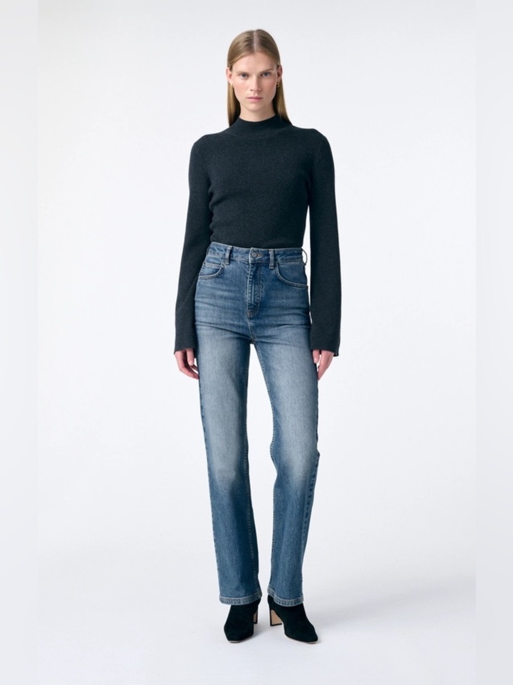 Vanessa Bruno Benito High Waisted Straight Jeans EU Size 38